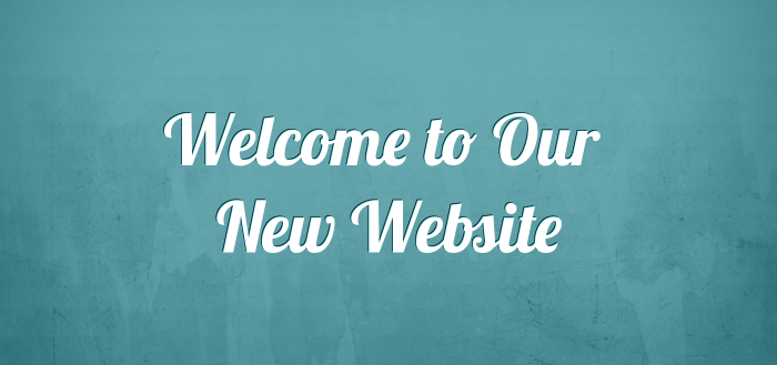 welcome to our new website